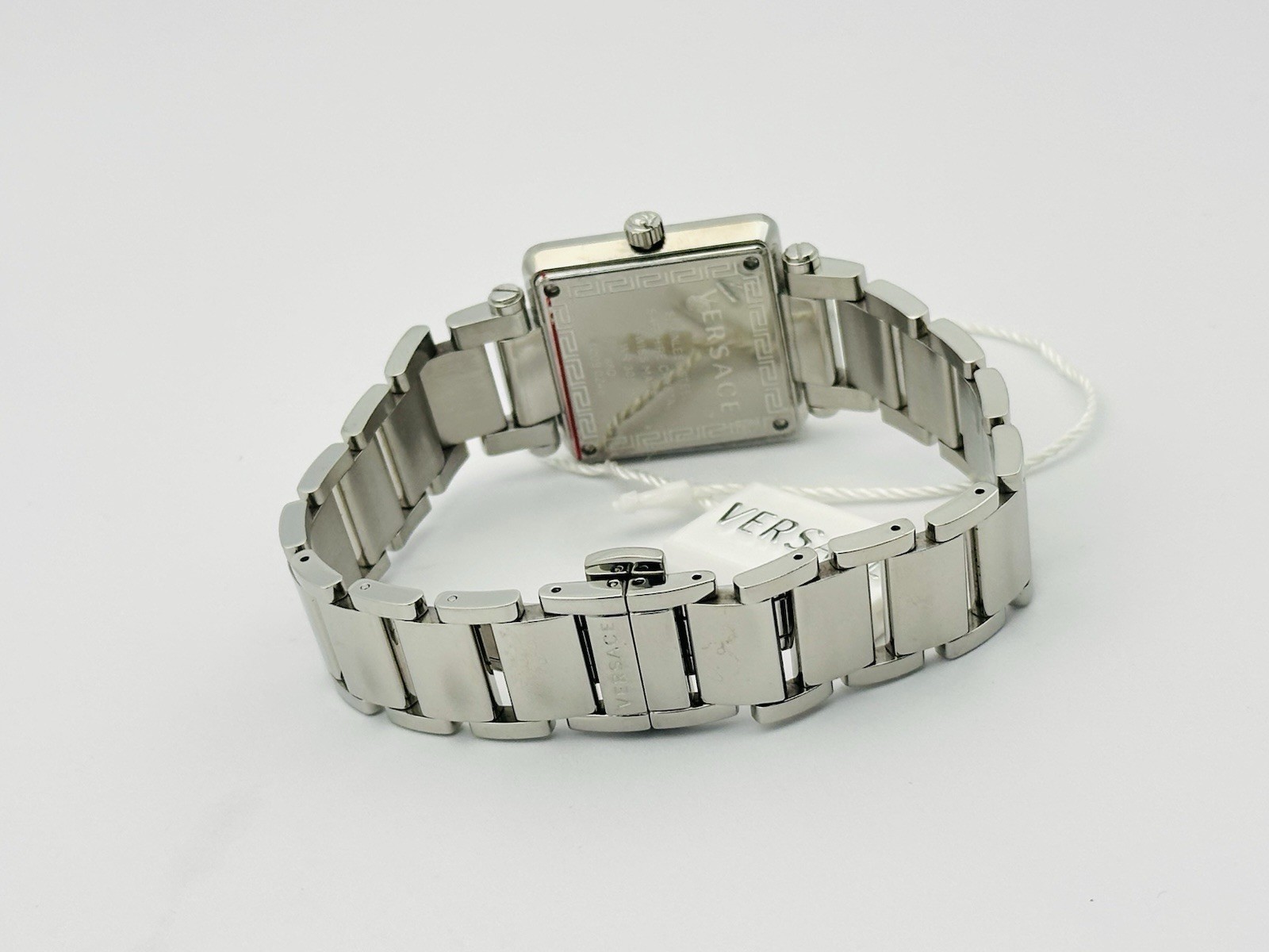 Versace Women’s 88Q99SD497S099 Rêve Carré Diamonds Stainless Steel Watch 88Q