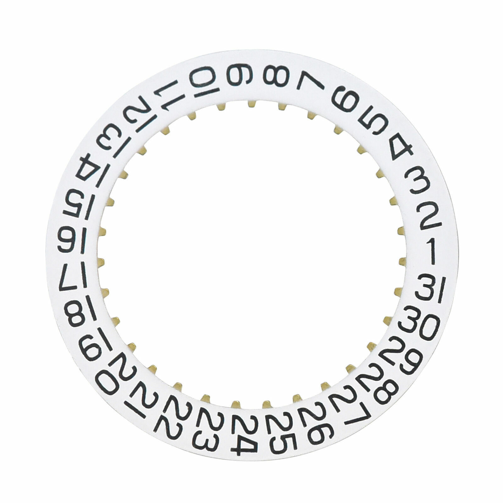 DATE DISC FOR SWISS MOVEMENT ETA 2836-2 WATCH WHITE