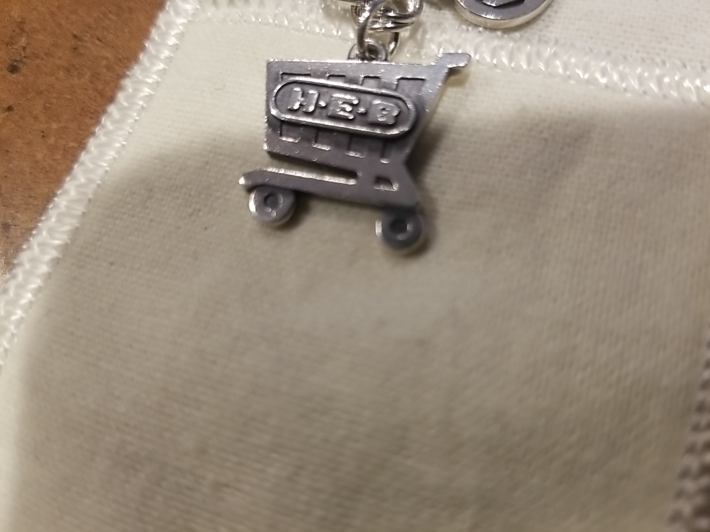 100 Years James Avery HEB Shopping Cart Sterling Silver Charm
