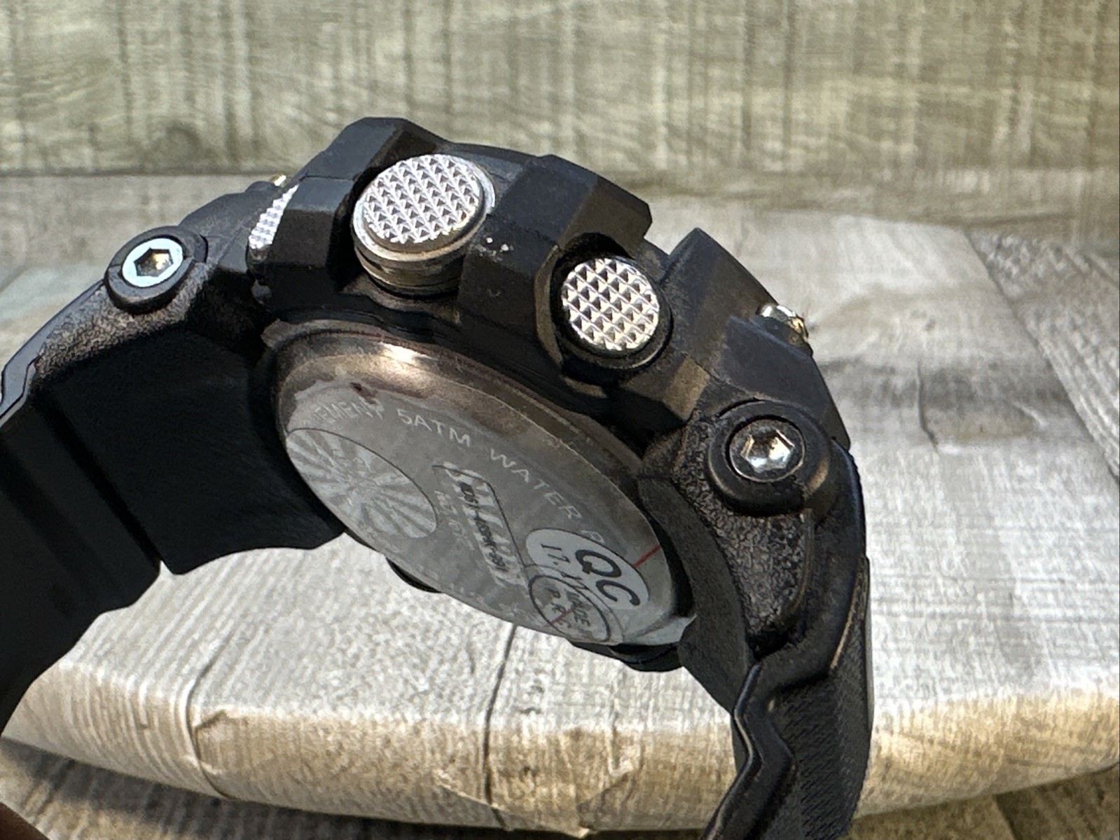 SMAEL Men’s Tactical Analog Digital Watch Dual Time WR 50M Black Gold