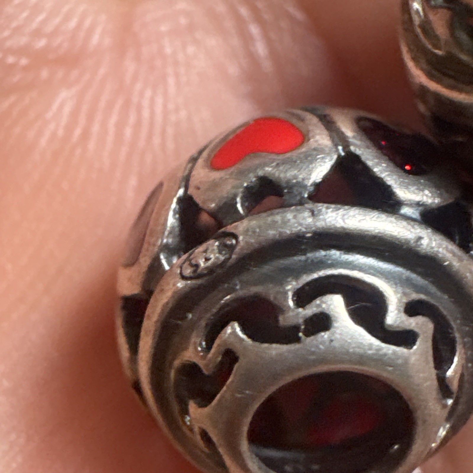 Michael Anthony Italy MA Sterling Silver 925 Charm Multi Red Hearts Lot Love