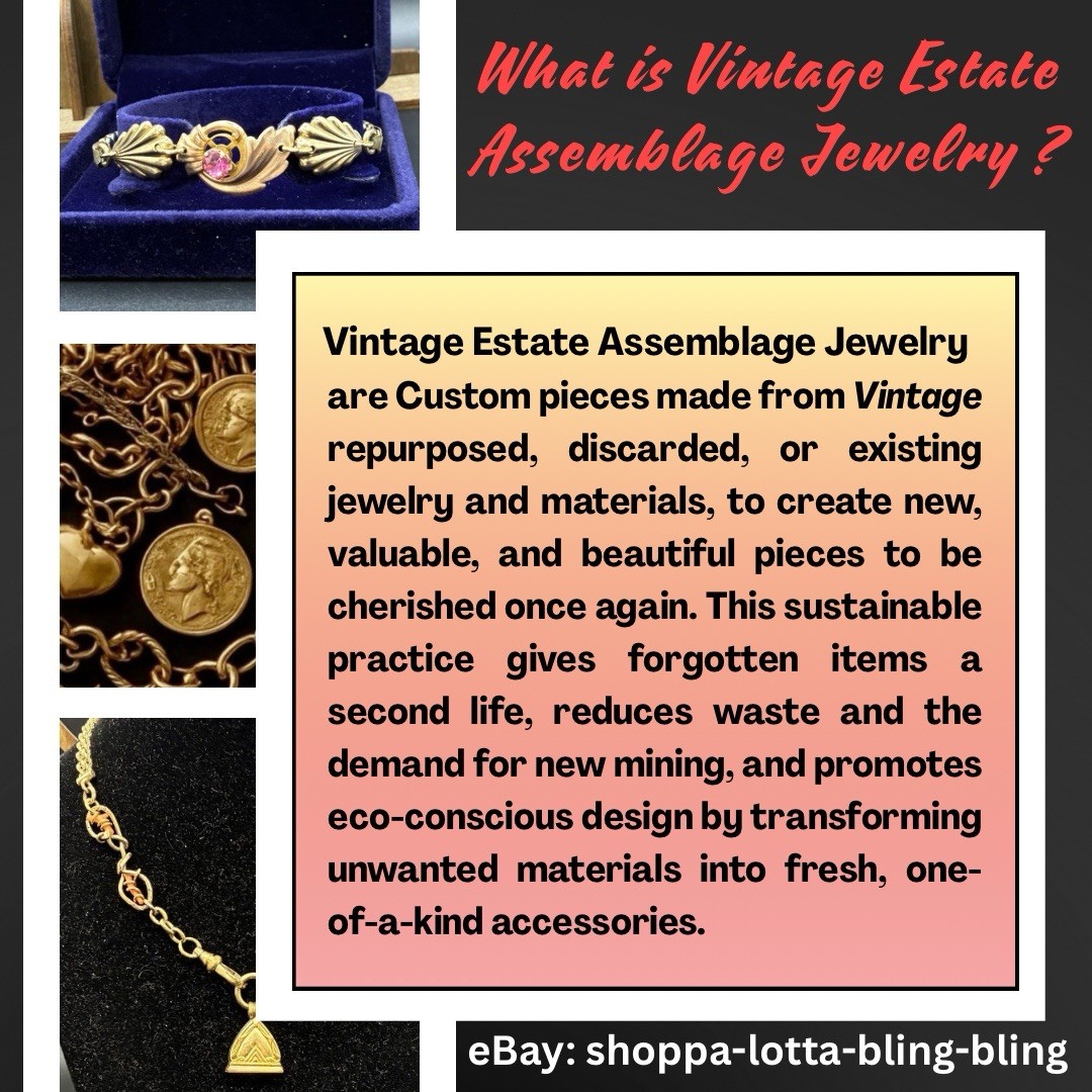 Custom OoaK Vintage Gold Filled Triple Watch Necklace, Opal, Estate Assemblage