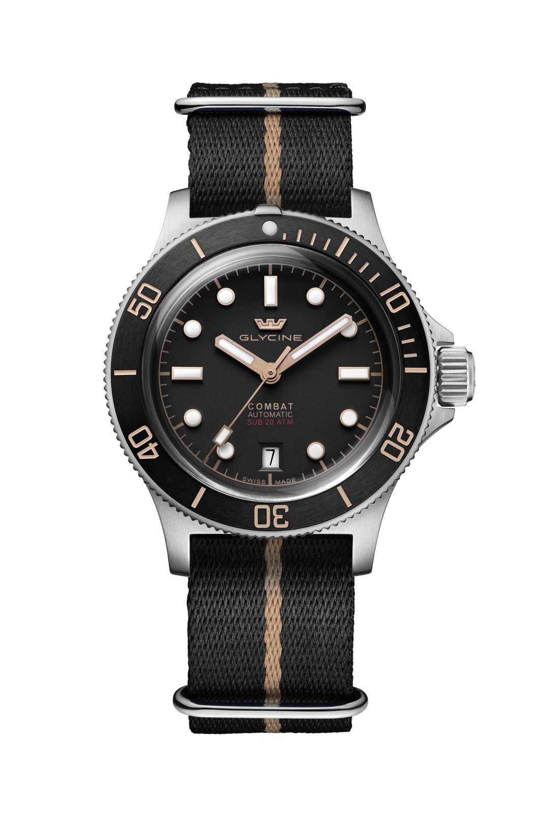 Glycine Men’s Combat Sub Box Ceramic 41mm Automatic Watch GL0522
