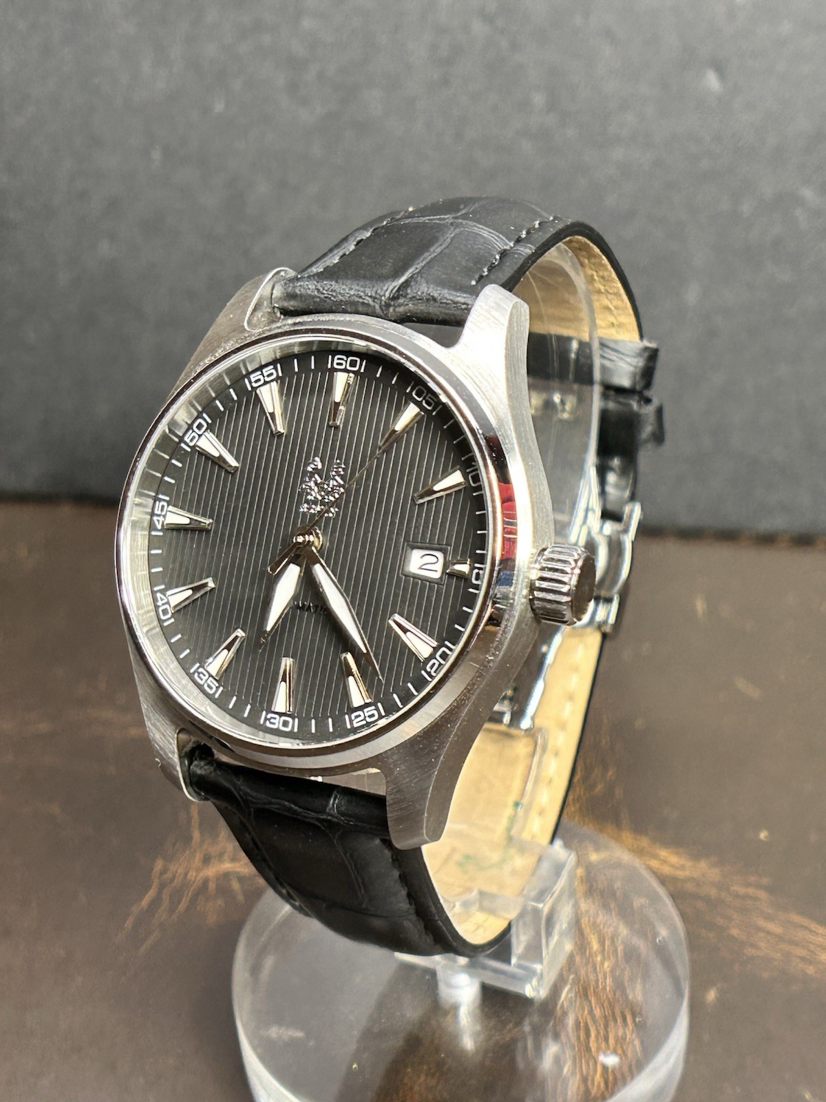 Sevin “Nocturne” Black Automatic Watch With Seiko NH35