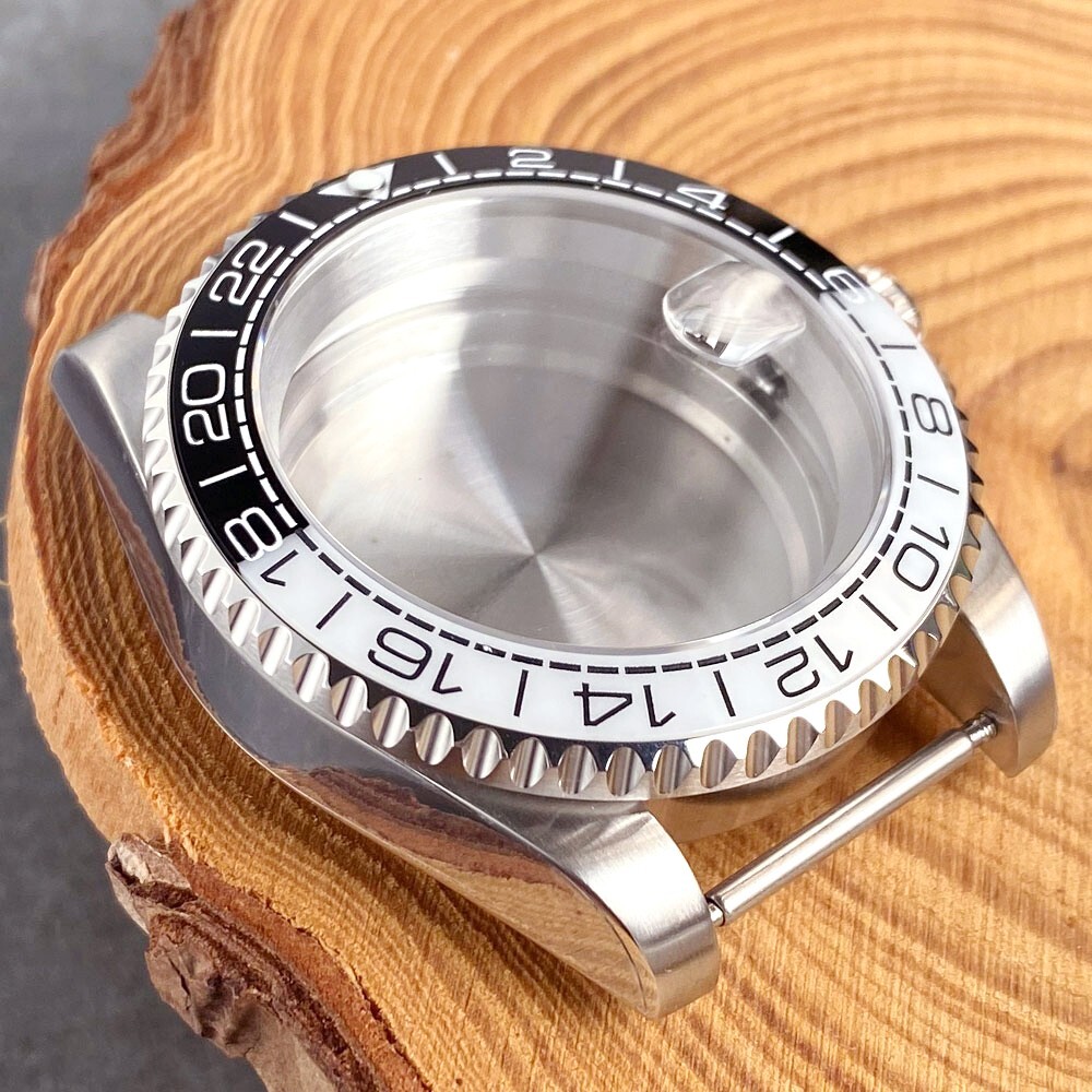 20ATM 40mm Diver Style Bezel Sapphire Glass Watch Case Fit NH34 NH35 NH36 NH38