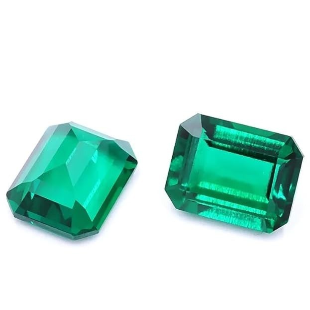 9.45CT Natural Mine Emerald Cut Colombian Green Emerald Certified LOOSE GEMSTONE