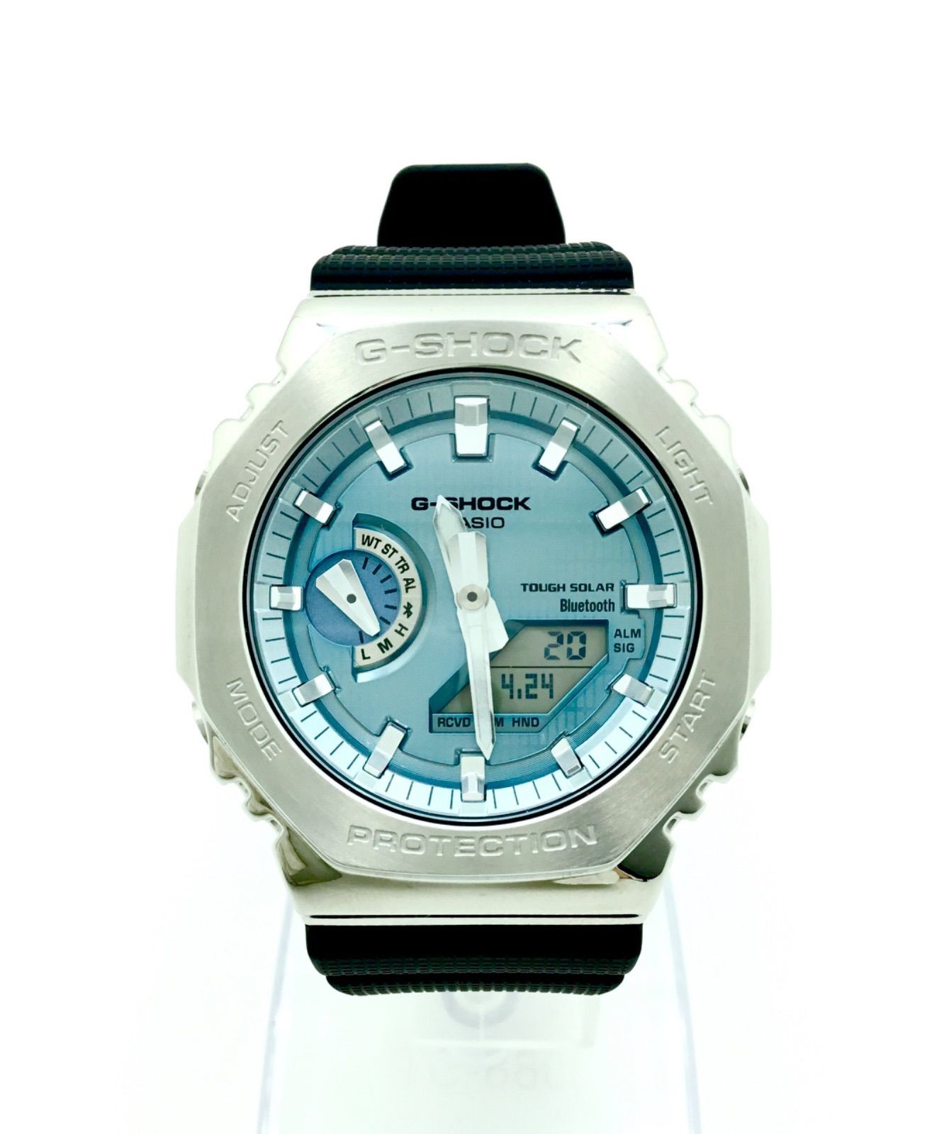 Used Good Condition CASIO G SHOCK GBM 2100A 1A2JF Radio Solar Shock Resistant An