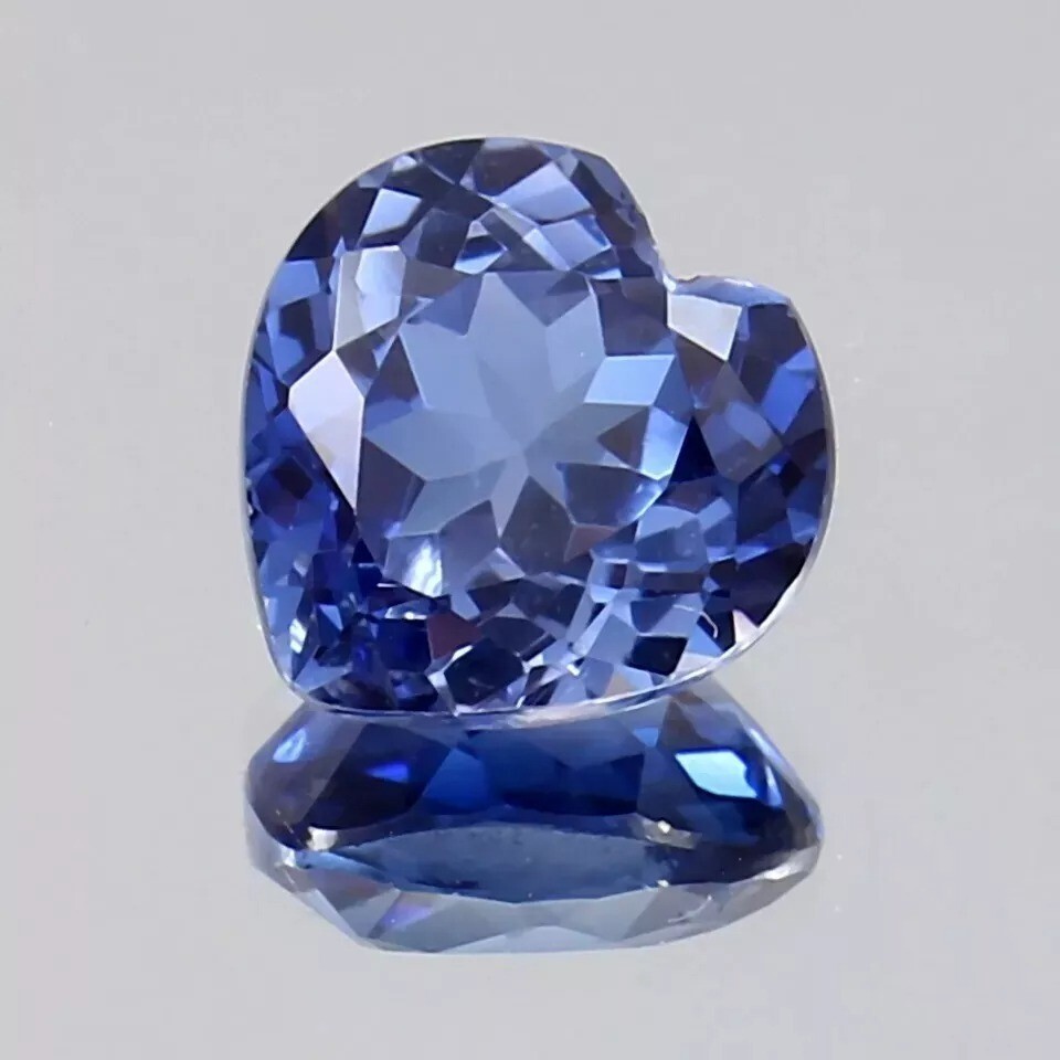 Certified 10.23 Ct Natural Kashmiri Blue Sapphire Heart Cut Loose Gemstone AAA