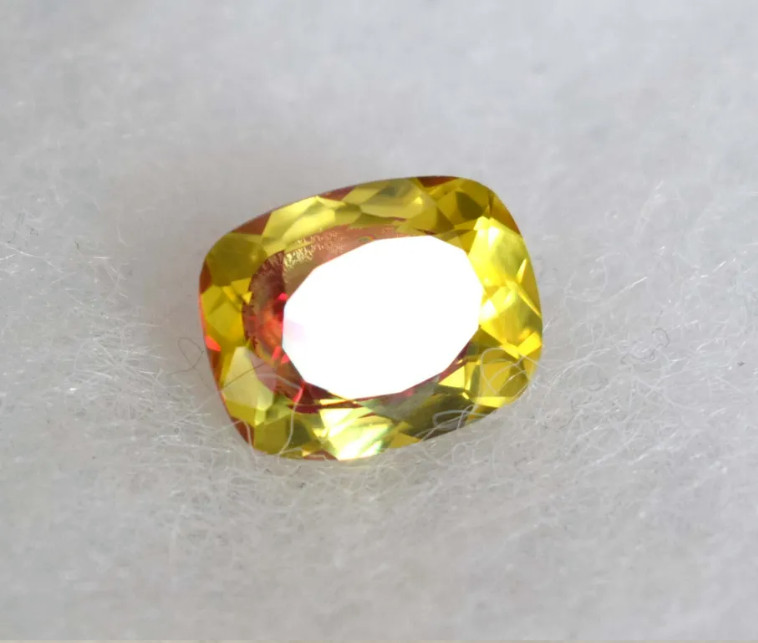 Natural Sapphire Pitambari 16.02 Ct Cushion Shape GIE Certified Loose Gemstone
