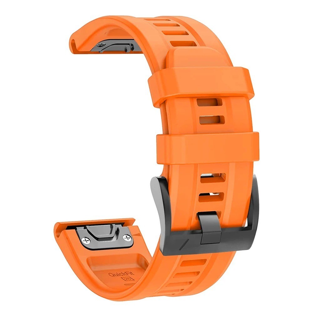 QuickFit 22mm 26mm Silicone Watch Band Quick Release Sport Strap Replacement