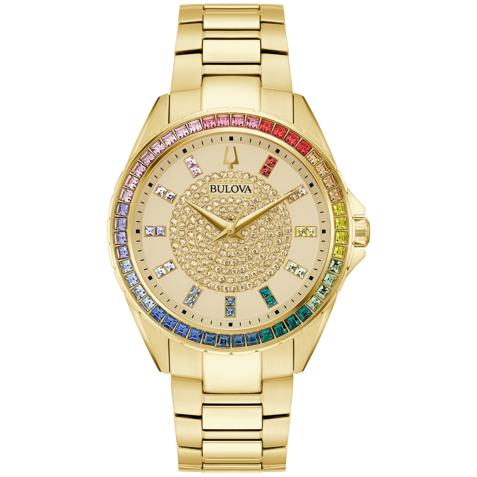 Bulova Men’s Crystal Phantom 45.5mm Quartz Watch 97A179
