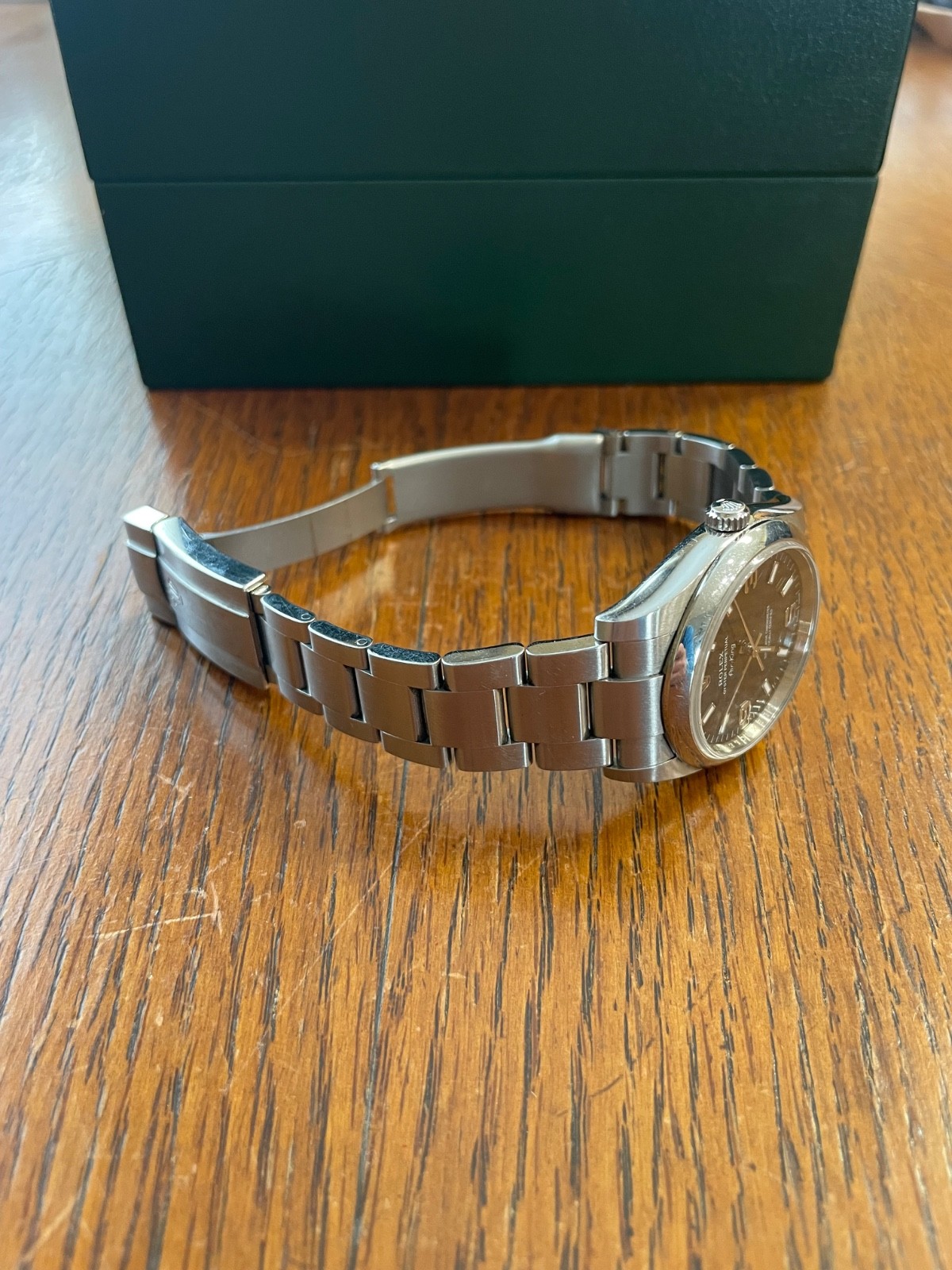 Rolex Air King 34mm Blue Dial + EXCELLENT CONDITION + Box, Tags and Manuals