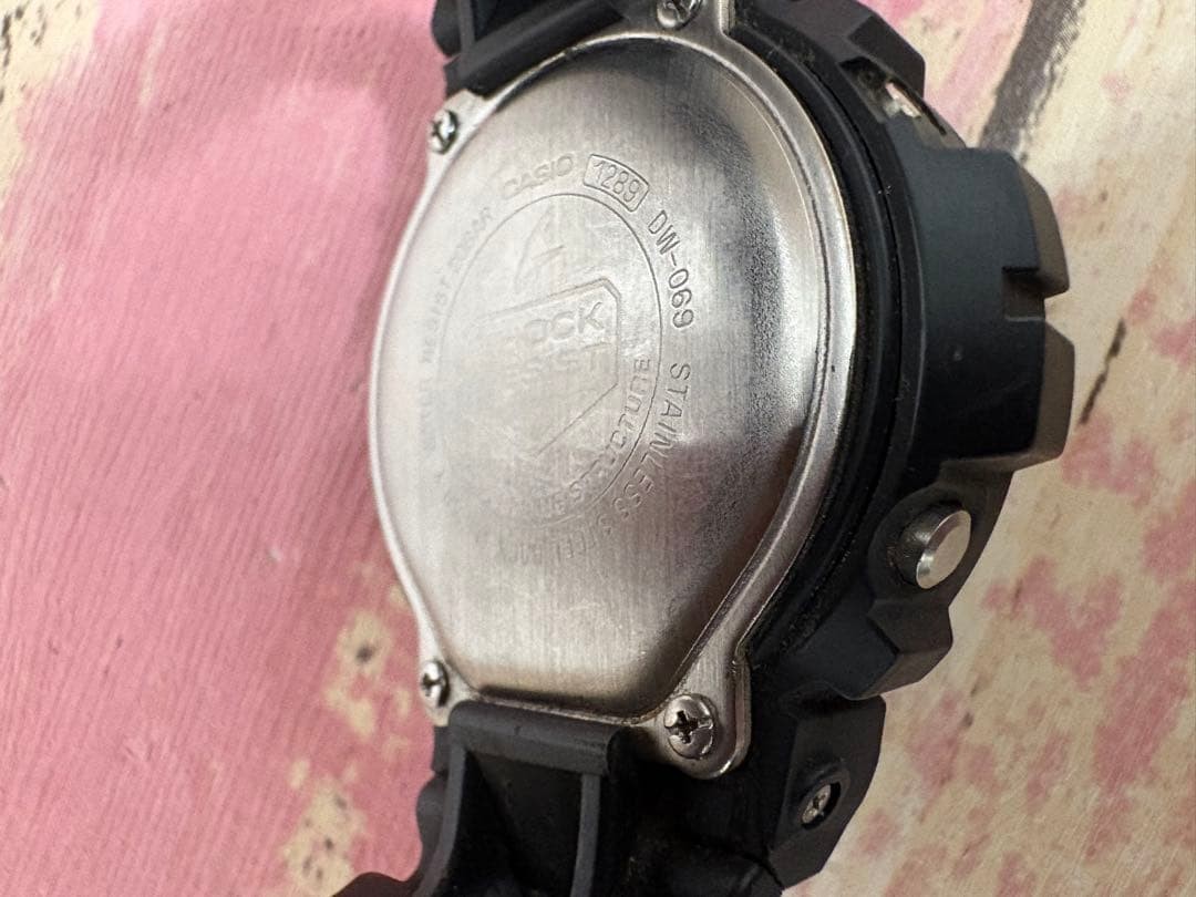 CASIO G-SHOCK DW-069 Main body Black Gold Genbu Working item