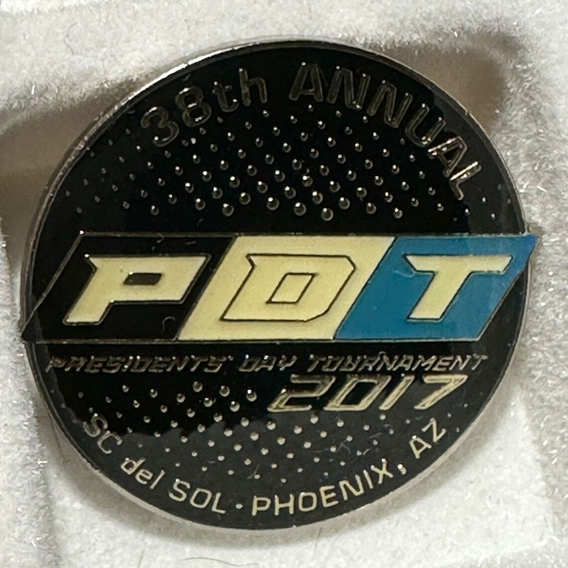 ARIZONA Phoenix #38th Presidents Day Tournament PDT 2017 Vintage Tack Pin T-6450