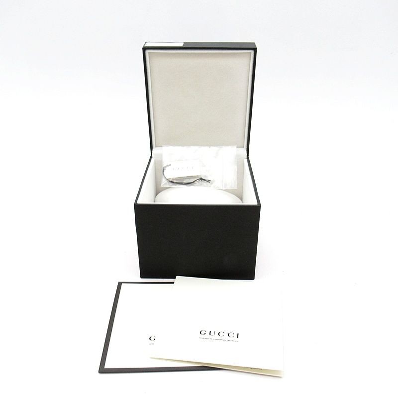 Gucci Bamboo ladies watch 132.4 YA132401 box SS ladies watch black Middle
