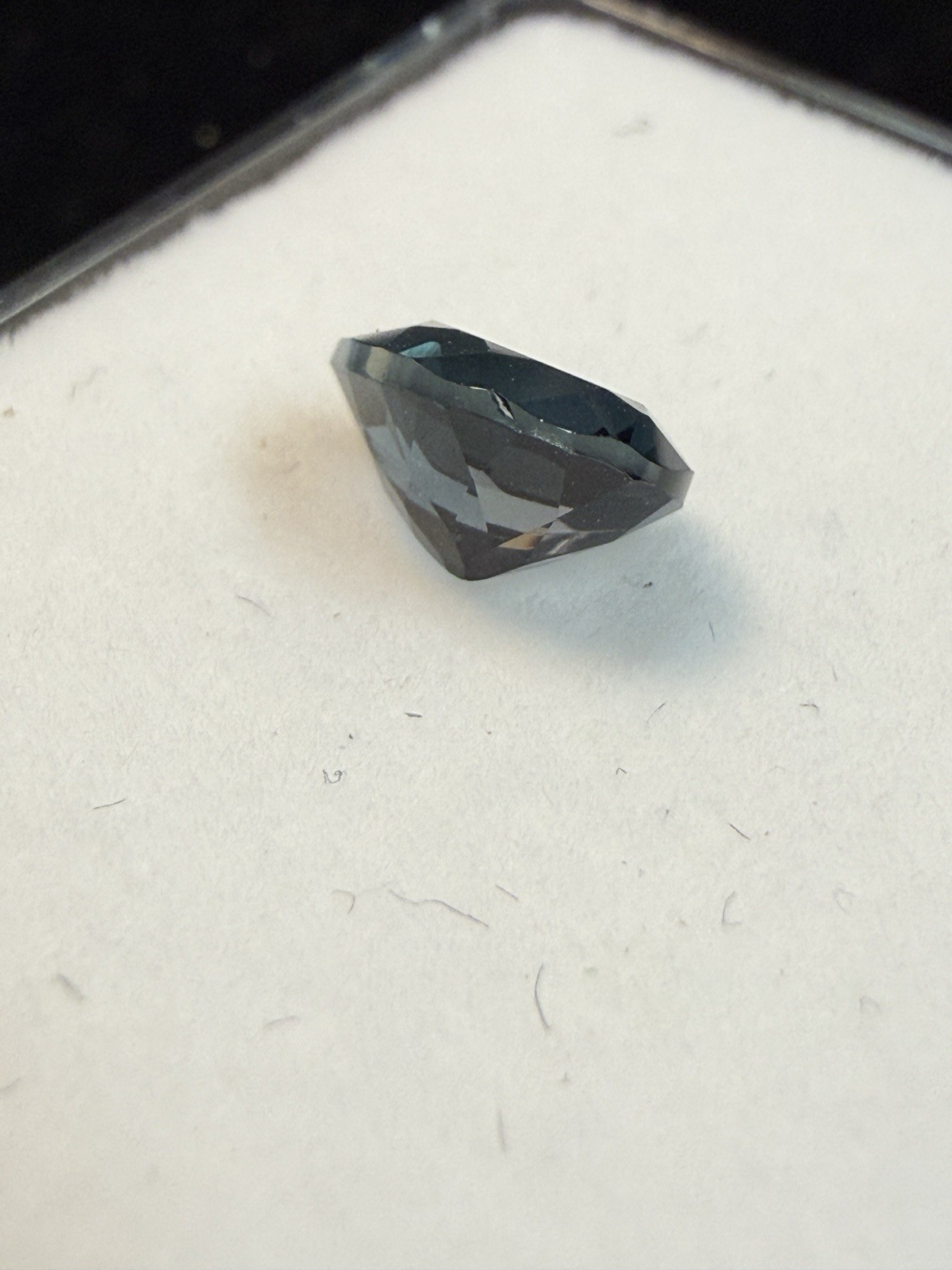 London Blue Topaz Faceted Pear Loose Gemstone Blue 2.20ct 9x7x4.7mm