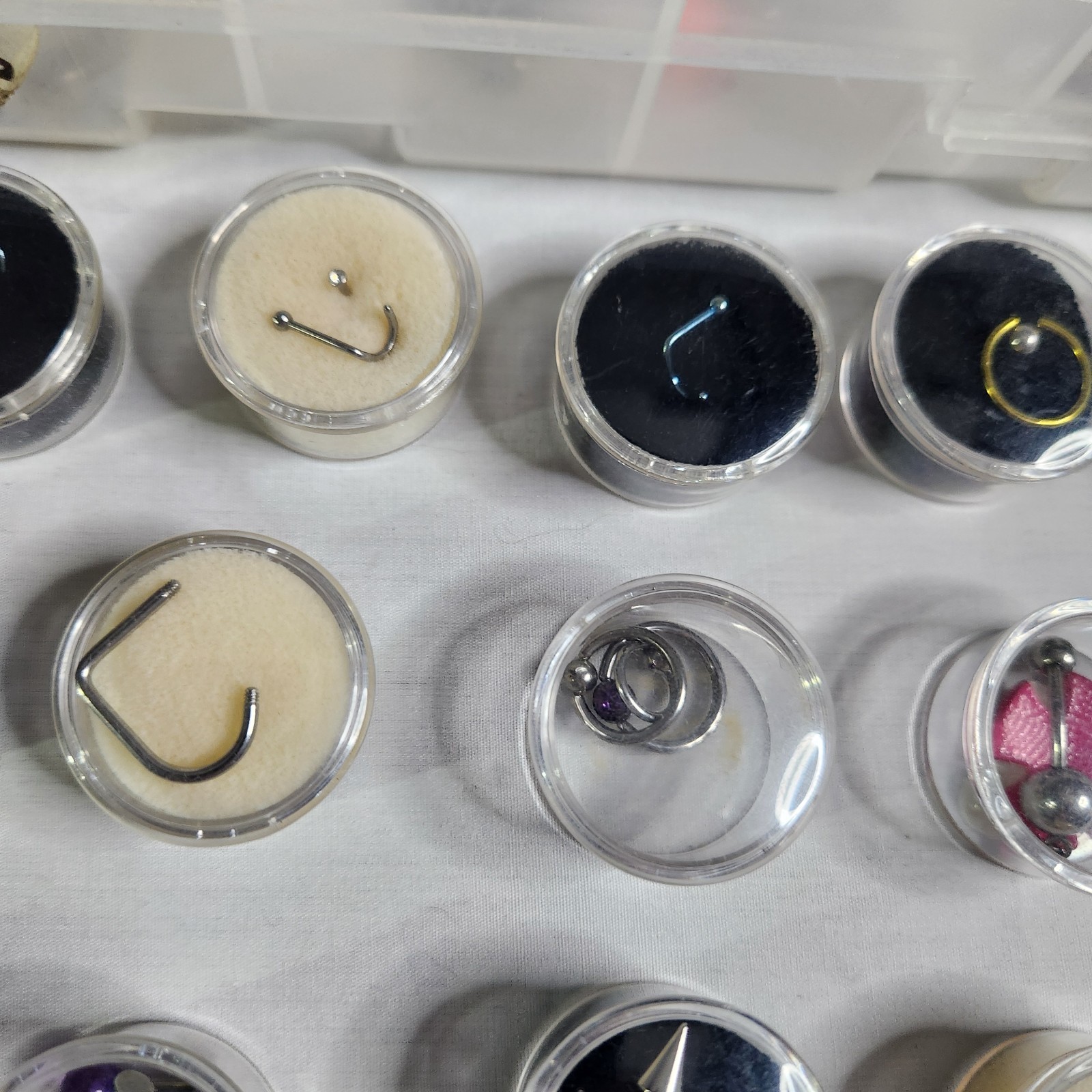 Vintage Body Jewelry Piercing HUGE Lot – Ear, Nose, Nipple, Lip Etc….