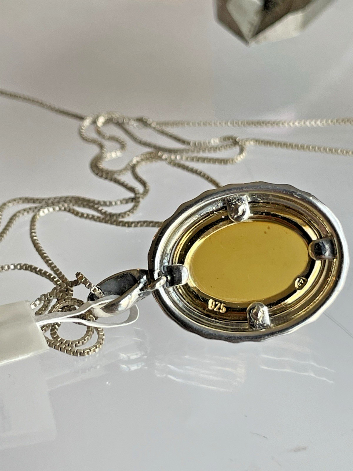 100% Genuine Vintage Baltic Amber Necklace / Pendant Butterscotch Egg Yolk 老琥珀