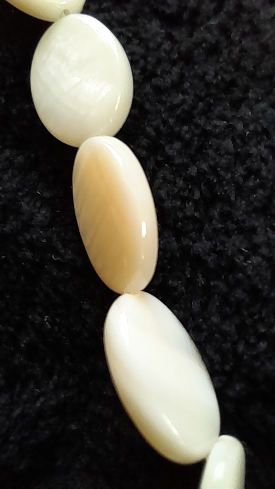 Mother of Pearl Prayernecklace – handmade 40cm length approx – FAST UK DELIVERY