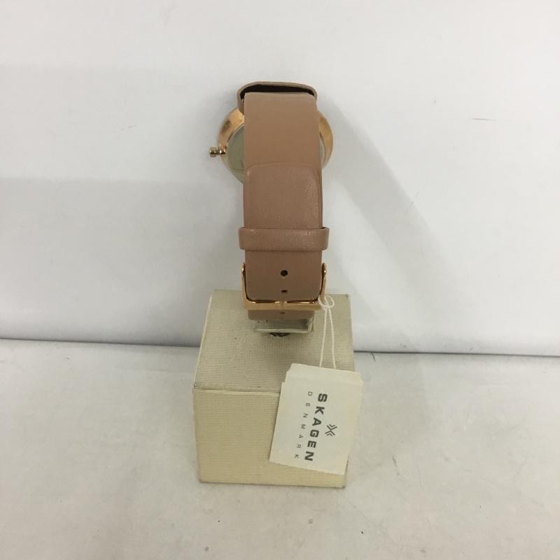 SKAGEN Analog (Quartz) Watch SKW2168 Leather Strap USED 2ND Used 10135184