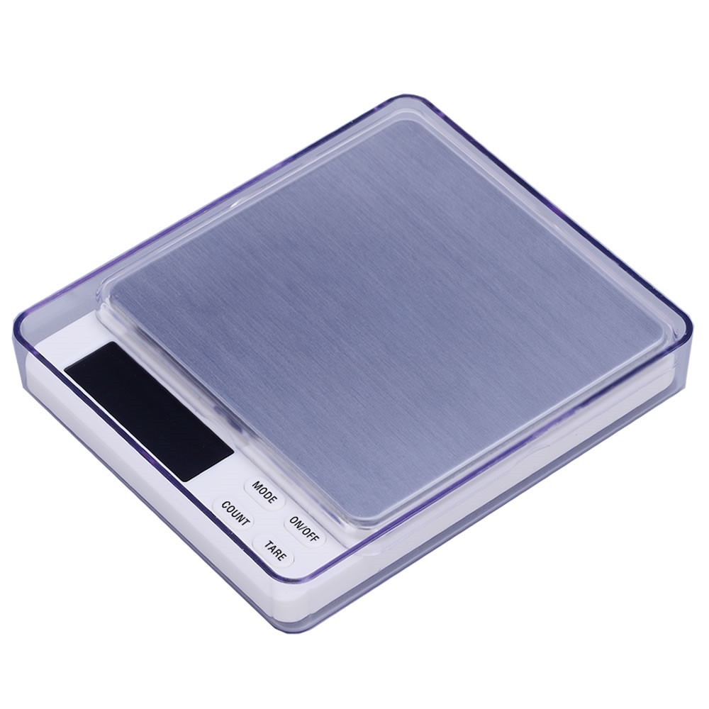 Mini Digital Table Top Scale 2000 x 0.1 Quality 6 Modes w/ Battery Silver Gold