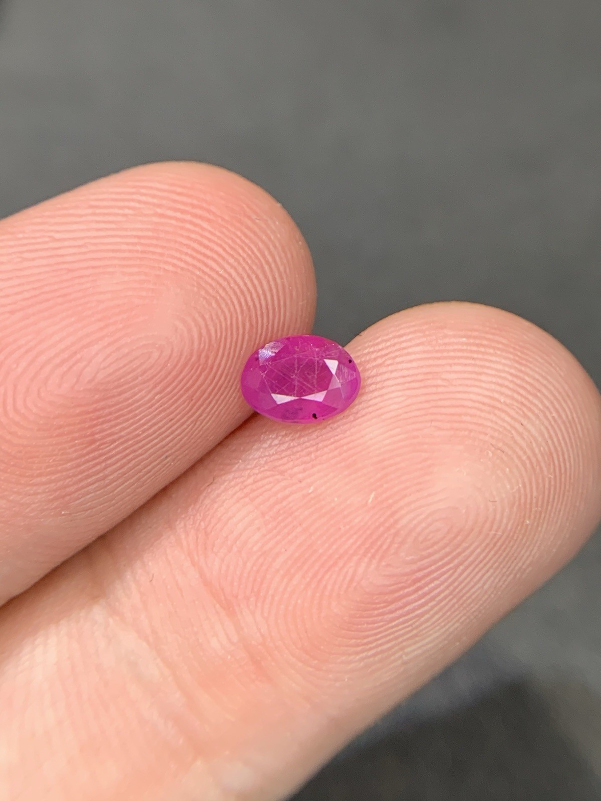 0.81 Ct No Heat Ruby