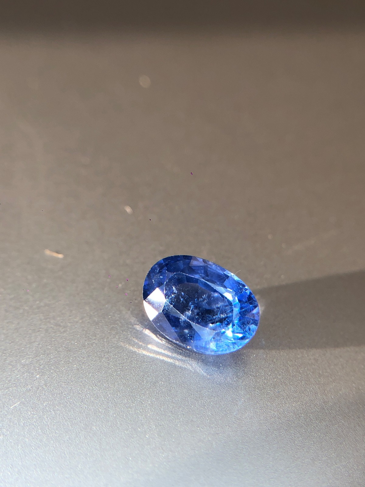2.35 ct beautiful cornflower blue ceylon sapphire normal heat