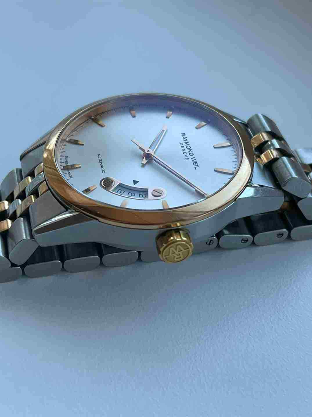 RAYMOND WEIL FREELANCER Gold & Steel Wristwatch. Ref: 2770, Cal: 4200
