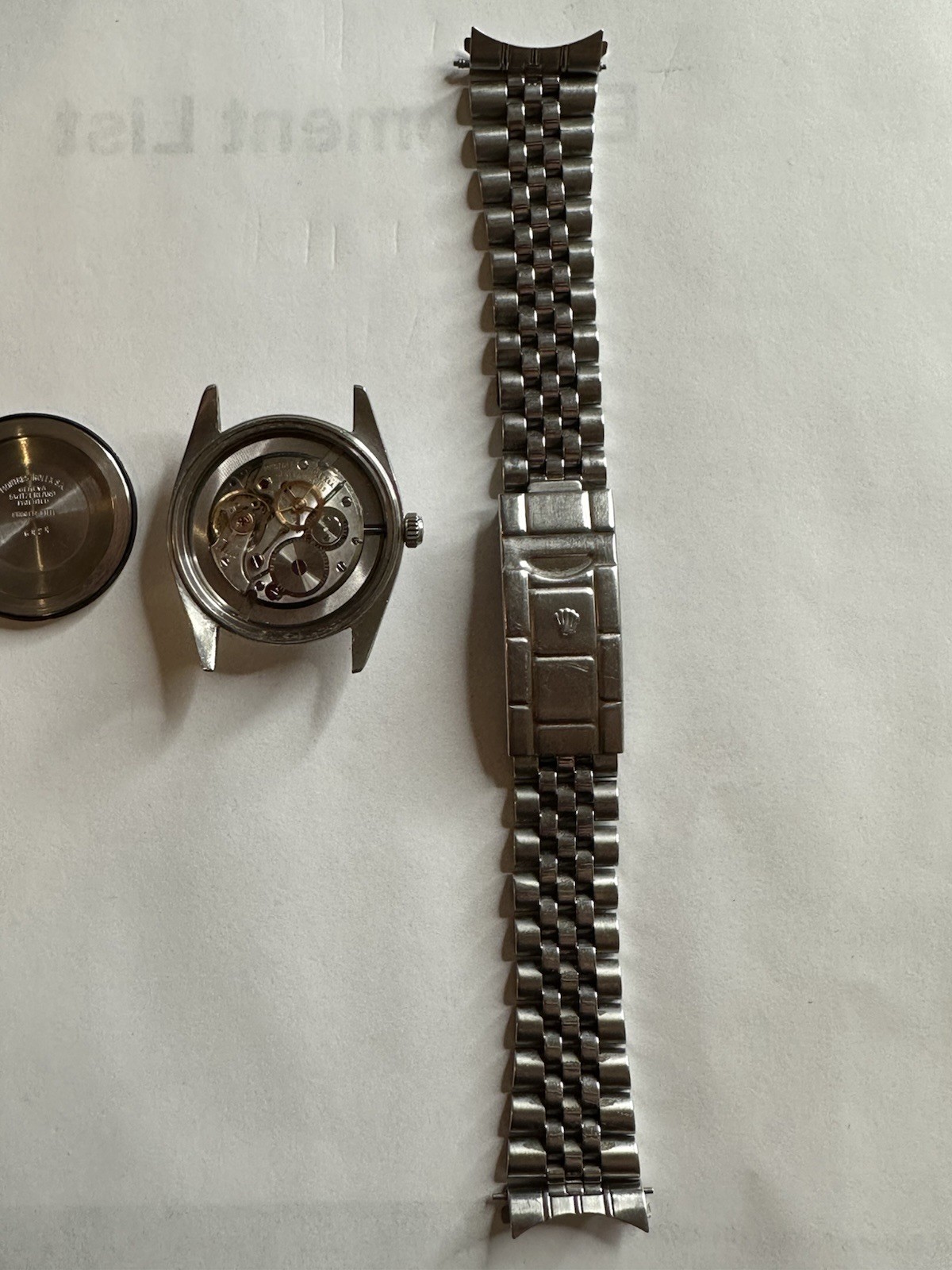 ROLEX OYSTER PRECISION REF 6424 STAINLESS STEEL ORIGINAL DIAL