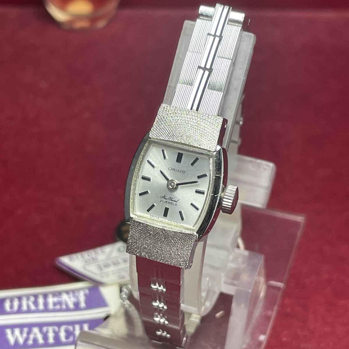 Good Condition ORIENT New Chanel 21 Jewels Hand Wound Vintage Antique Operationa
