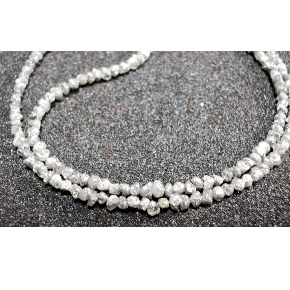 1.5mm To 3mm Gray Raw Diamond Beads, Conflict Free Diamond, Rough Diamonds