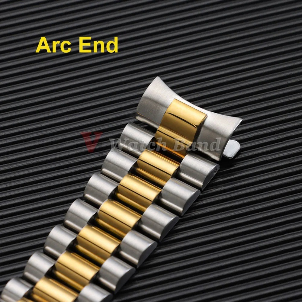 Watch Strap for Rolex for Oyster Perpetual 20mm Curved Stainless