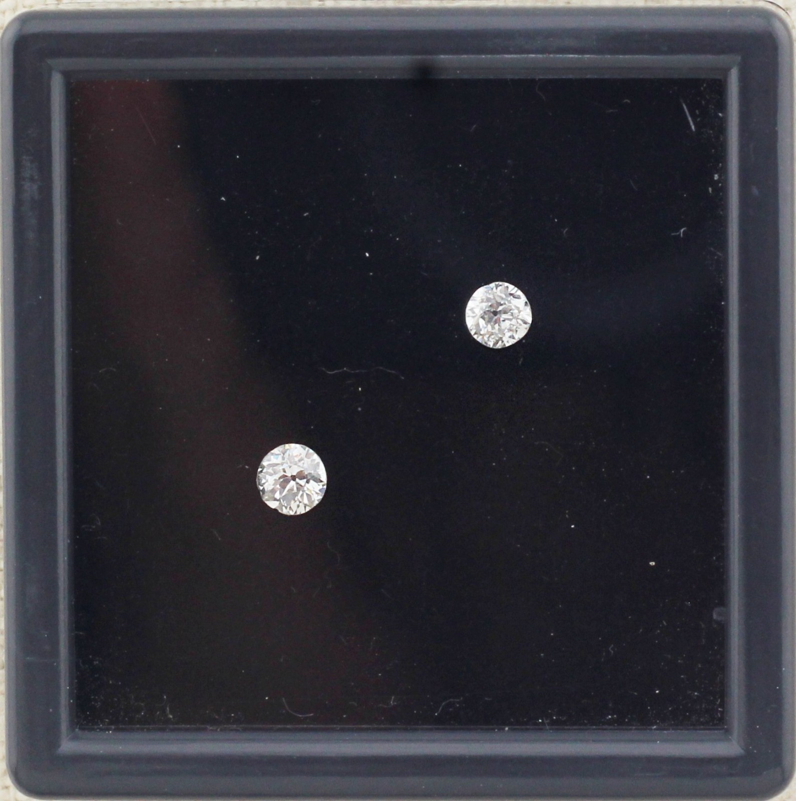 Natural 0.36ct Old European Cut Loose Diamond Lot of 2