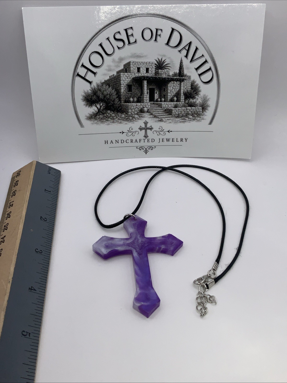 House Of David Handmade Cross Necklace Royally Divine
