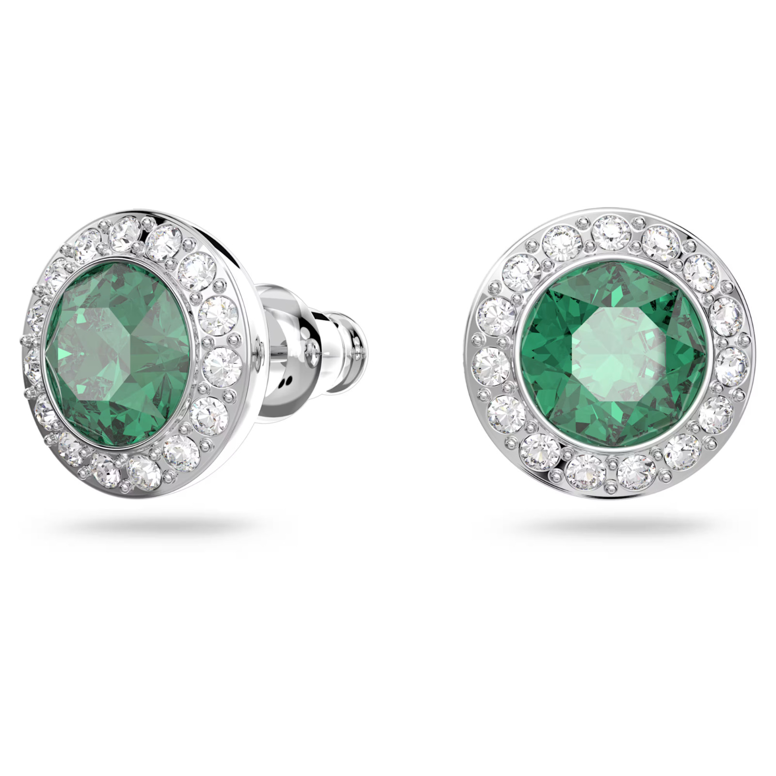 BNIB SWAROVSKI UNA ANGELIC Stud Green earrings & Gift Bag £49.00