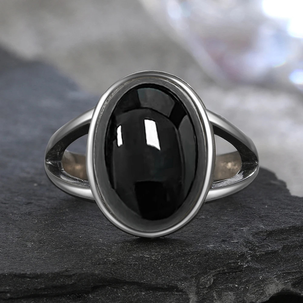 Moonstone Ring Sterling Silver Oval Tension Mount Vintage Wedding Women Jewelry