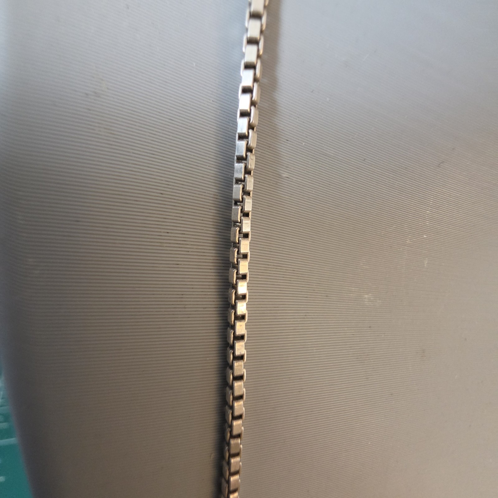 Vintage Sterling Silver 18″ Box Chain 2mm Wide