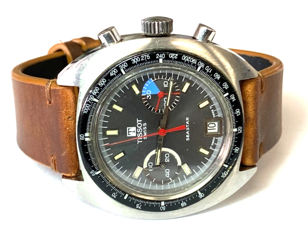 Tissot 2060 Chronograph Seastar 7734 Valjoux Grey Dial 40mm Stainless