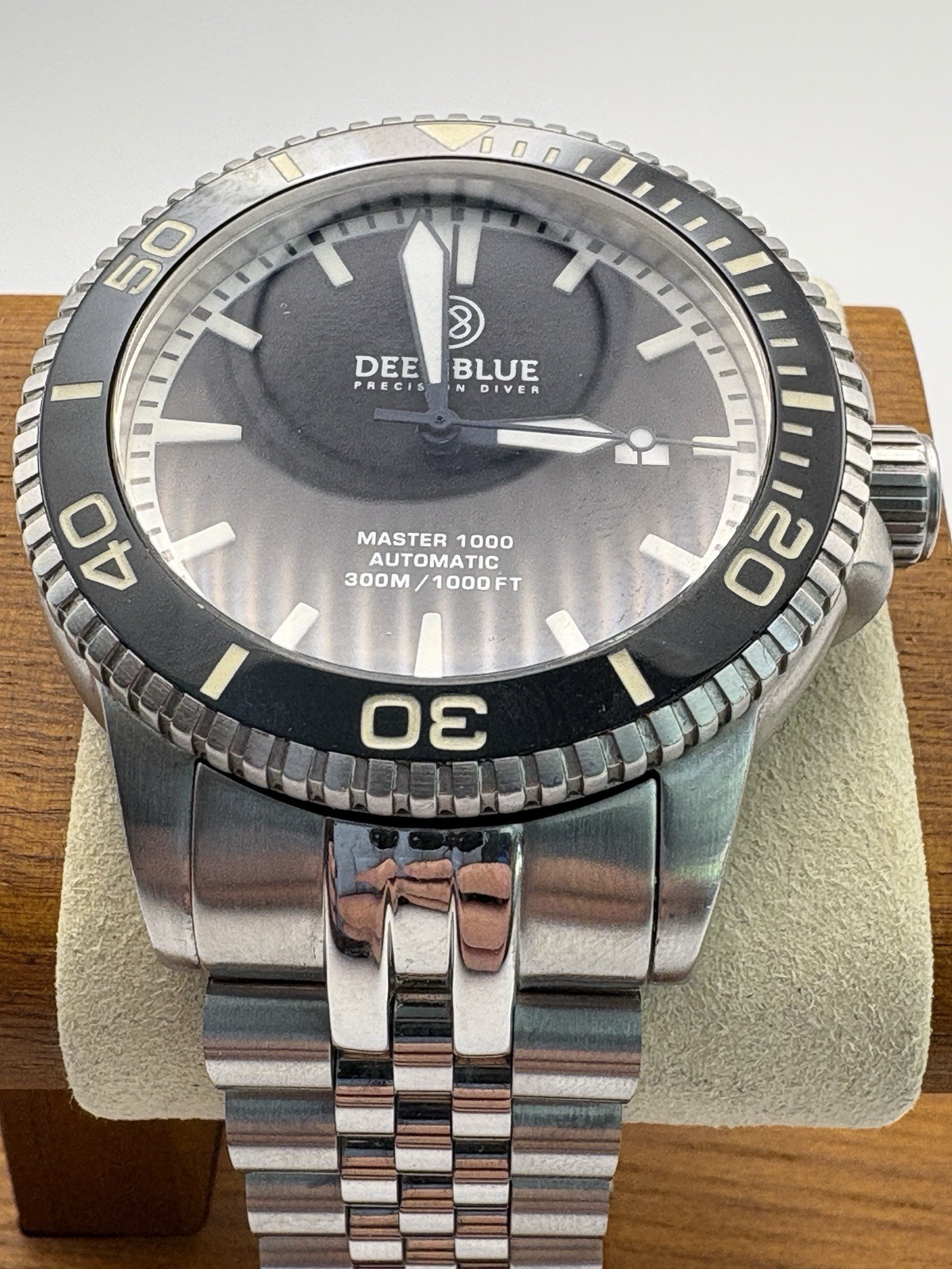 Deep Blue Precision, Men’s Diver Master 1000 Automatic Diver 44mm, 1000ft/300 m