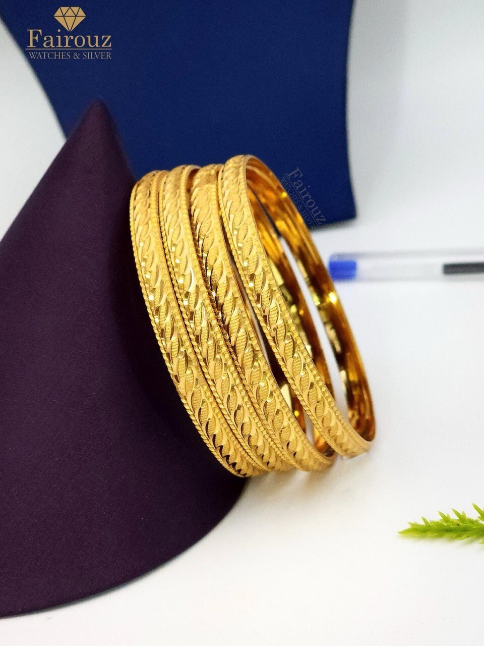Italian Gold Bracelet Plated 21K Gold Color Guaranteed