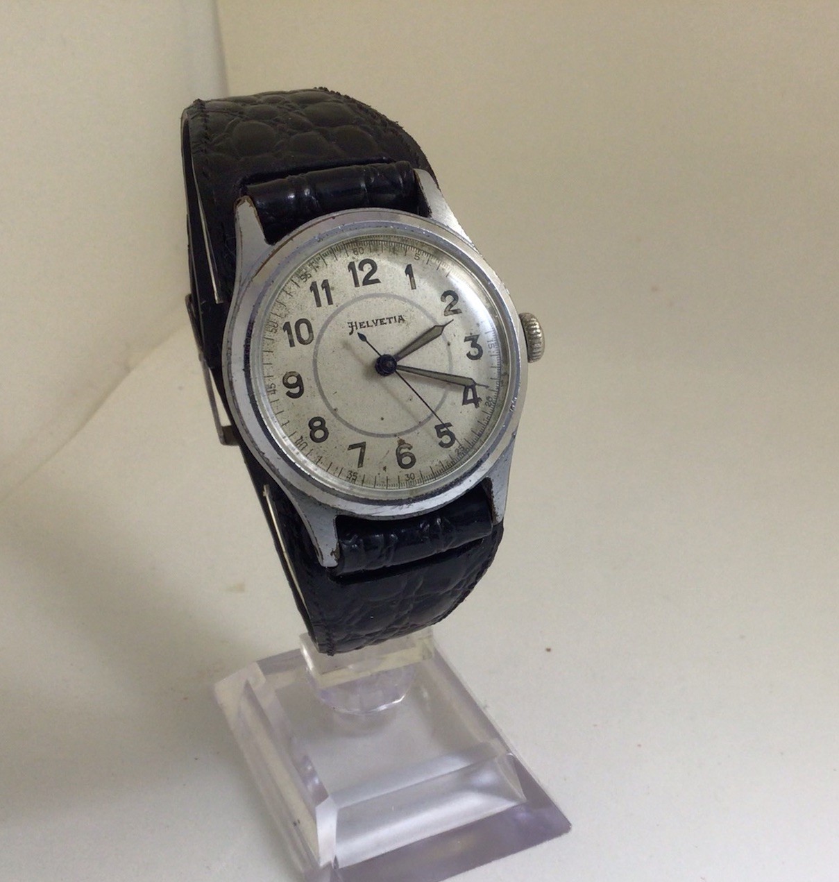 Vintage HELVETIA/GENERAL WATCH CO, Cal. 820B, 17J, Ref. 3190 2, Ca.1940s,Working