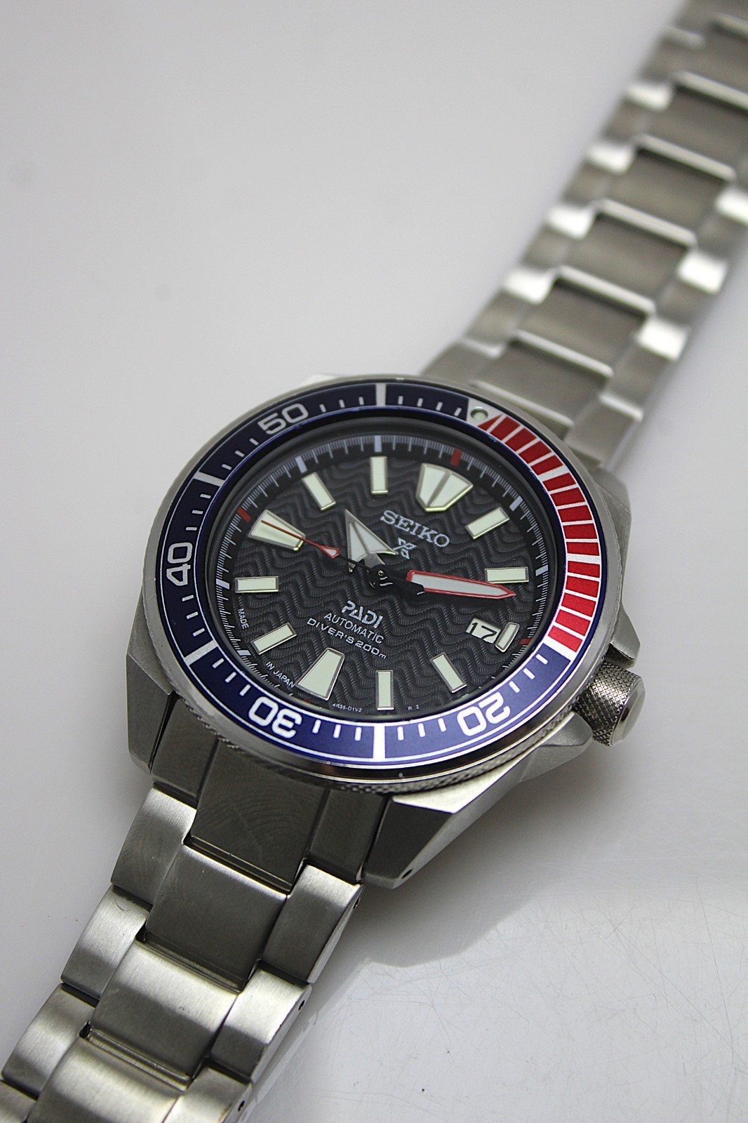 Seiko Prospex Sea Padi Samurai Automatic Black Dial Divers Japan Men’s Watch
