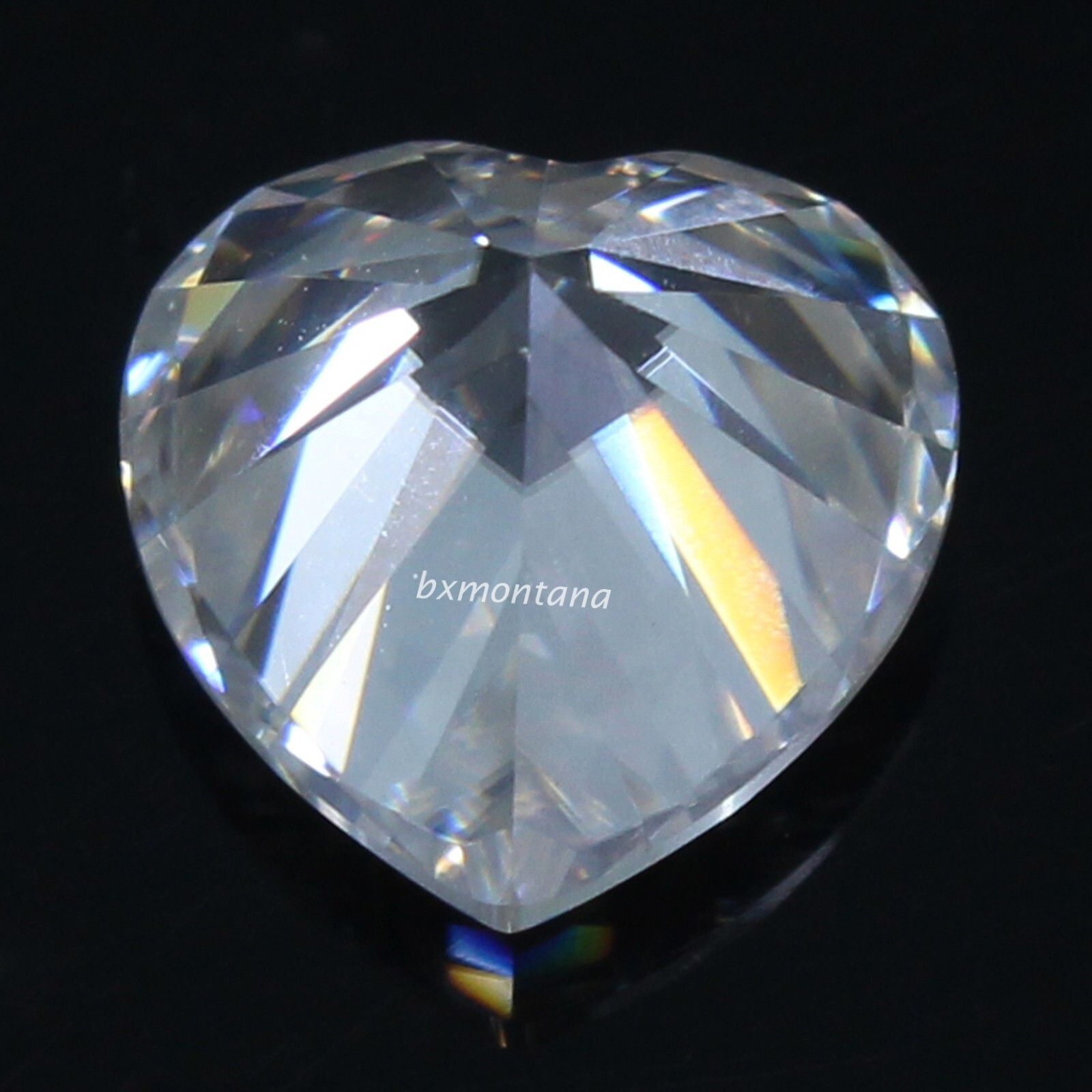 Natural 1.40 Ct DF Color VVS1 Excellent Cut 7.00 MM Heart White Diamond Bxm01