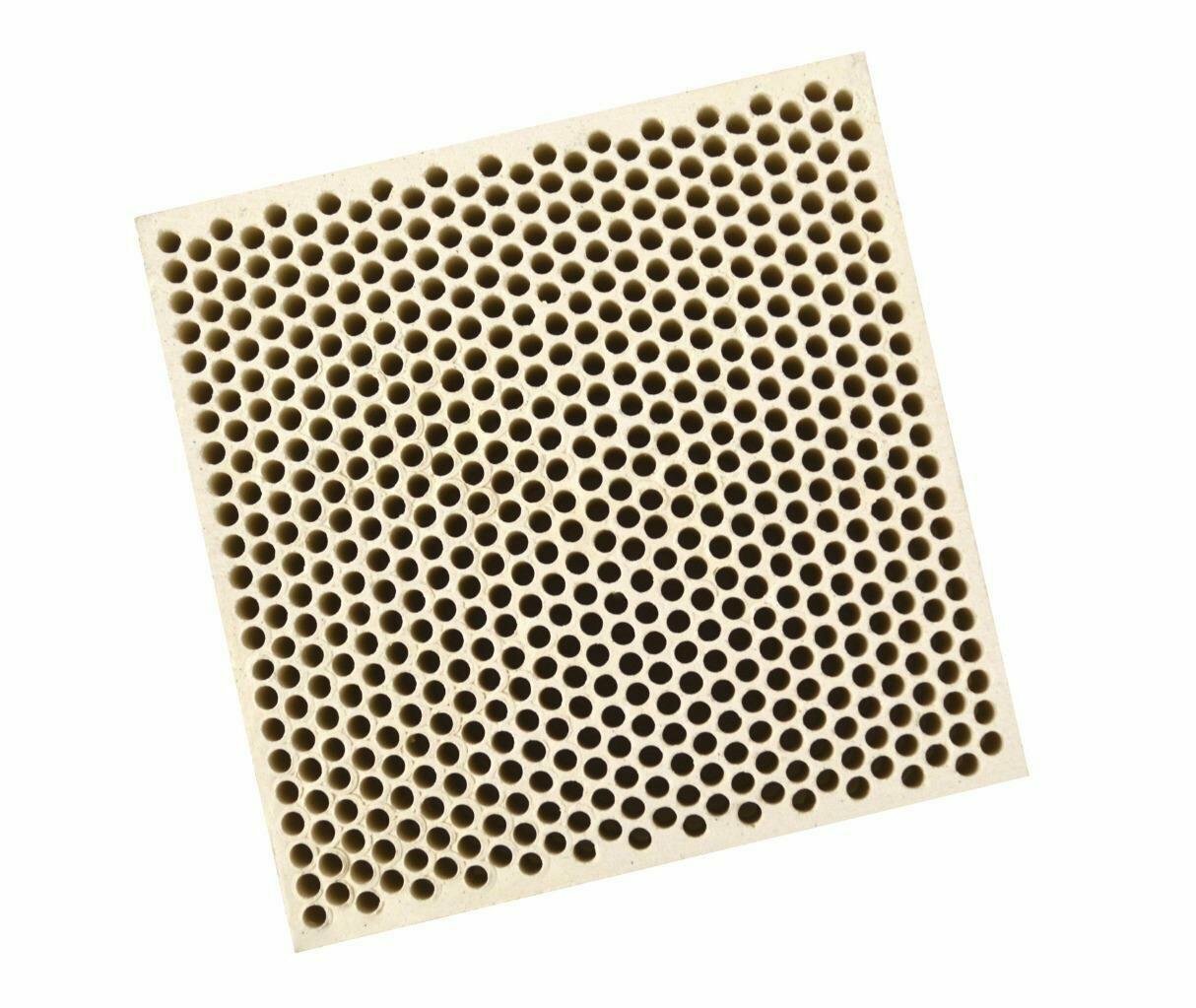 Honeycomb Ceramic Solder Block Square 585 Holes (2 mm) 75 mm x 75 mm x 12.5 mm