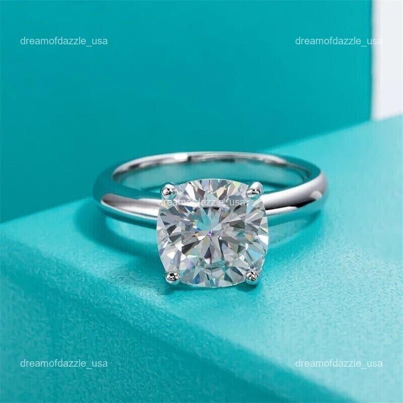 Mothers day Sale 14K White Gold Diamond No Stone New Solitaire Engagement Ring