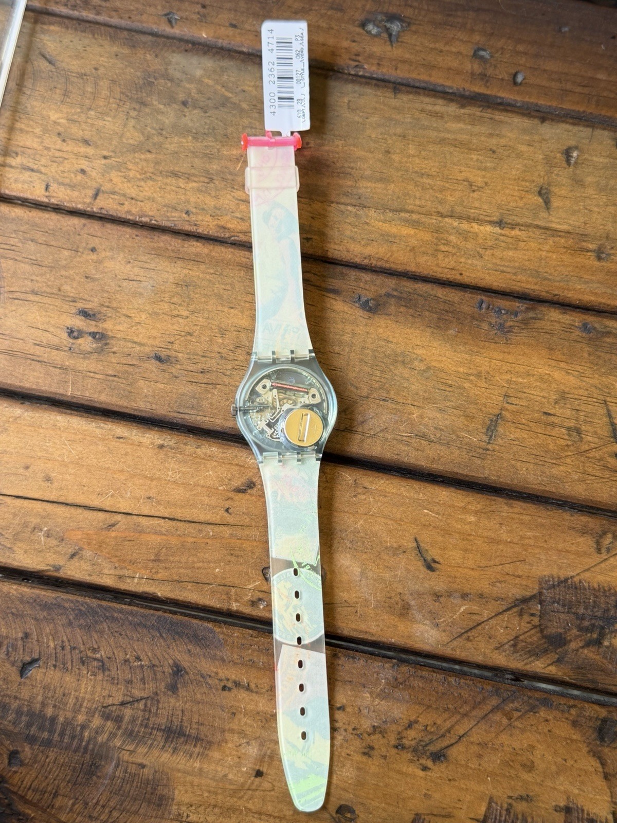 NWT NOS VTG 1993 Swatch “Postcards” GN127