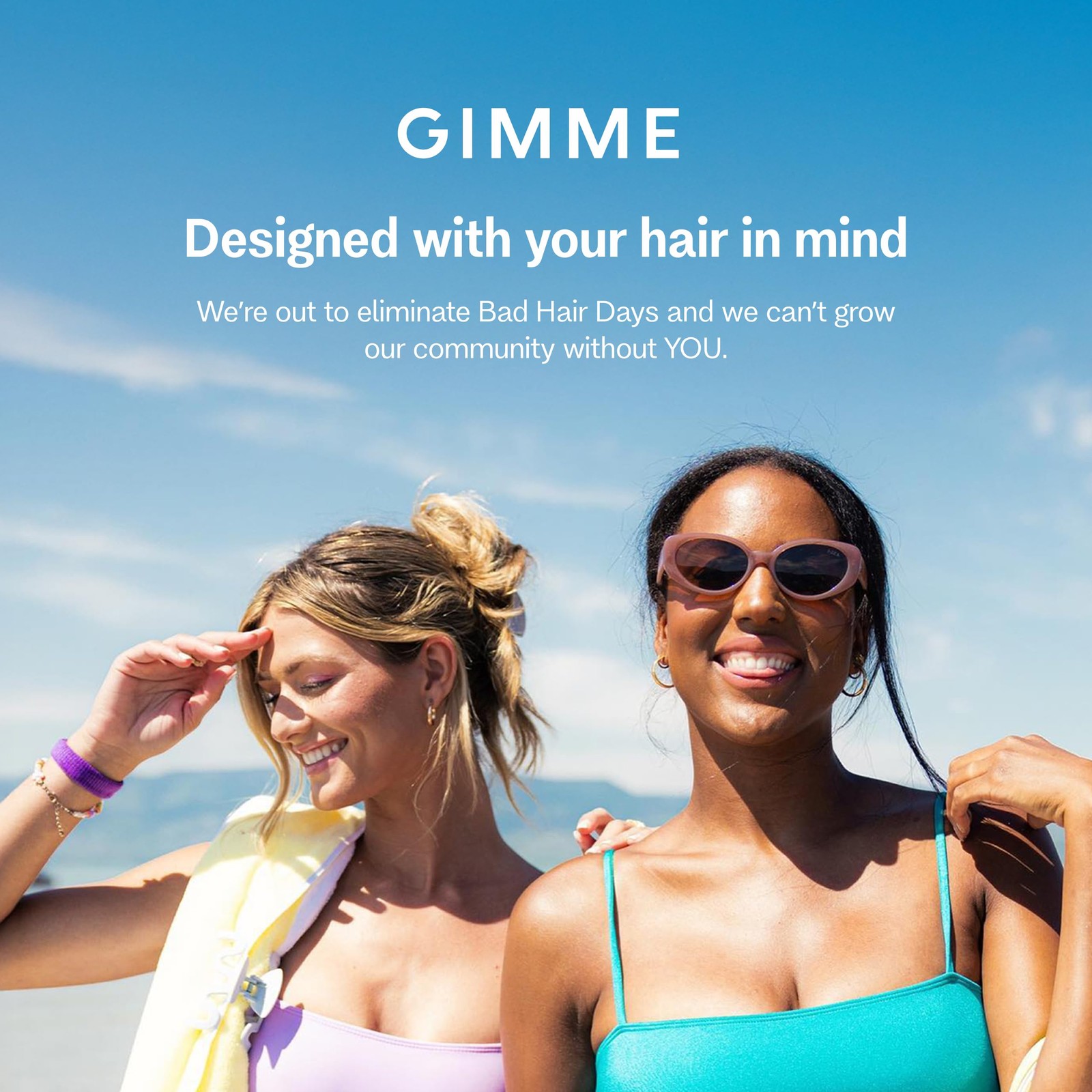 Gimme Beauty Fine Hair – Small Rectangle Claw 1 Count (Pack of 6), Assorted
