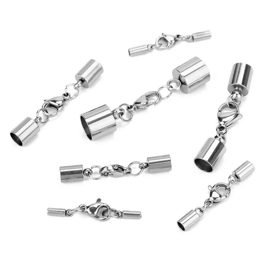 SAUVOO – fermoirs en acier inoxydable, crochets adaptés à 1.5/2/3/4/5/6/8mm, con