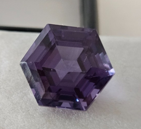 Hexagon Cut 9-10 Ct Alexandrite Colour Change Natural Certified Gemstone FR-168