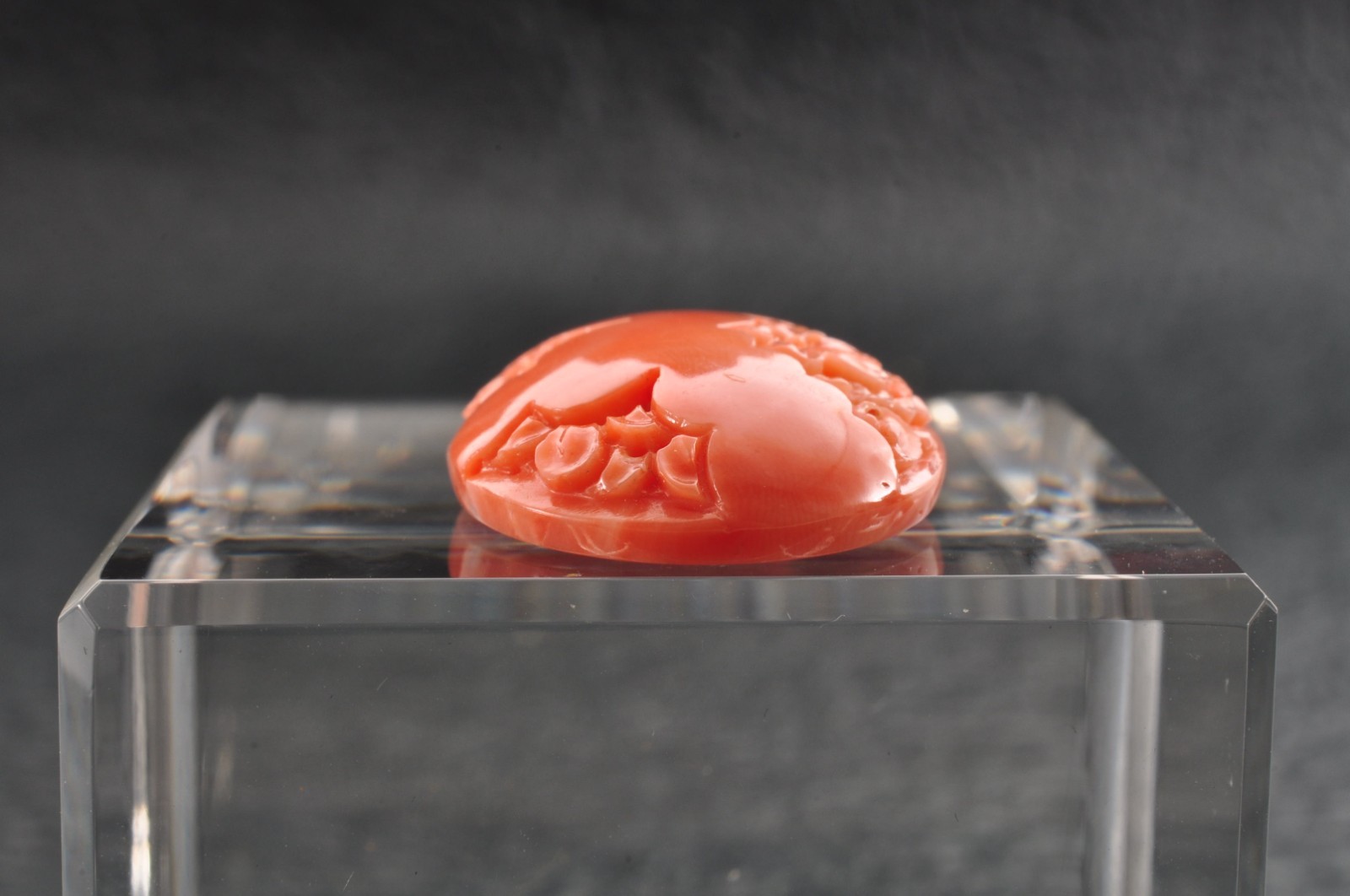 With Certification, MOMO coral pendant top ( 27mm(1.06in) 16.0ct) Flower Pattern